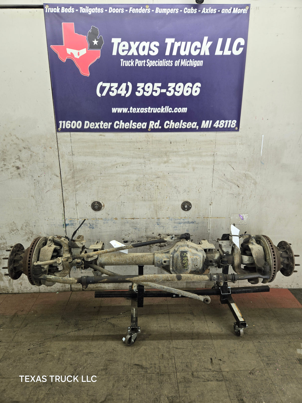 2005-2016 Ford F450 F550 Super Duty Front Axle 4.88 Gear Ratio DRW 10 Lug