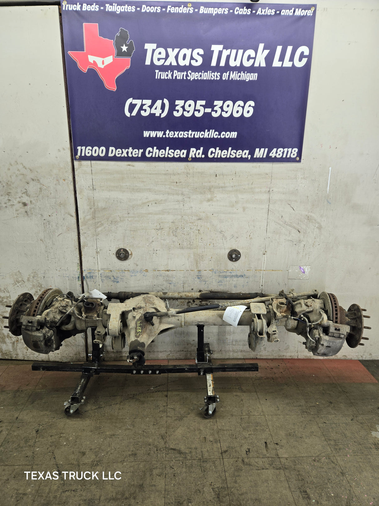 2005-2016 Ford F450 F550 Super Duty Front Axle 4.88 Gear Ratio DRW 10 Lug