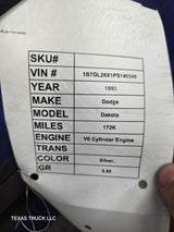 1992-1996 Dodge Dakota RH Passenger Side Front Door