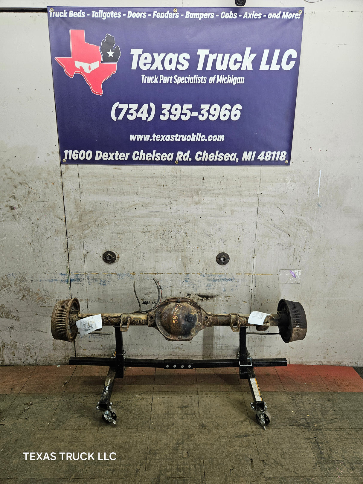 1991-1996 Dodge Dakota Rear Axle 3.55 Gear Ratio 8 1/4 Ring gear
