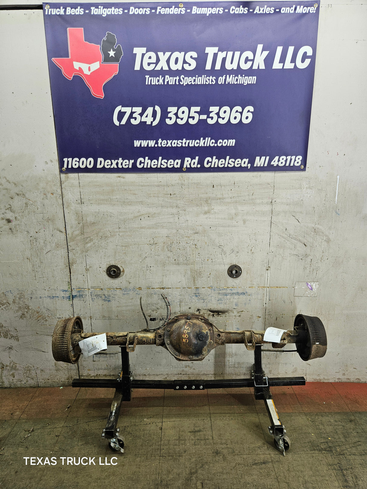 1991-1996 Dodge Dakota Rear Axle 3.55 Gear Ratio 8 1/4 Ring gear