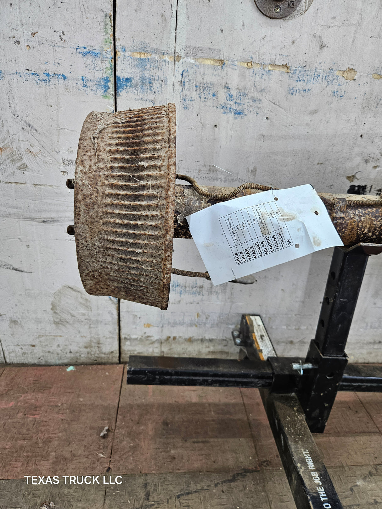 1991-1996 Dodge Dakota Rear Axle 3.55 Gear Ratio 8 1/4 Ring gear