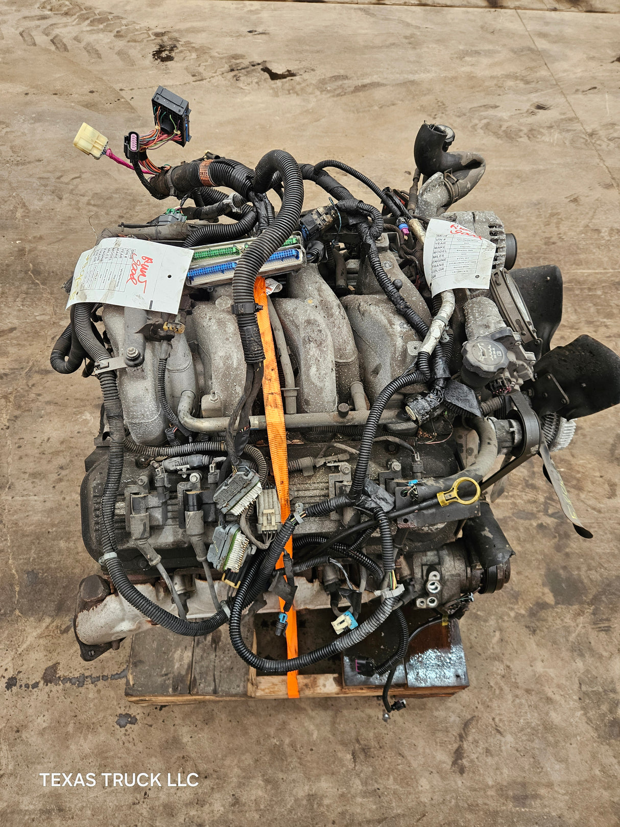2005 Chevrolet GMC 2500 3500HD 8.1L Engine LS Vortec Gas Engine Runs Good 163k miles
