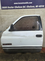 1994-2002 Dodge Ram 2nd Gen LH Driver Side Front Regular Cab / 2 door Extended Cab Door 1500 2500 3500 ROUND CORNER - White
