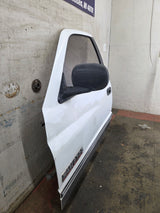 1994-2002 Dodge Ram 2nd Gen LH Driver Side Front Regular Cab / 2 door Extended Cab Door 1500 2500 3500 ROUND CORNER - White