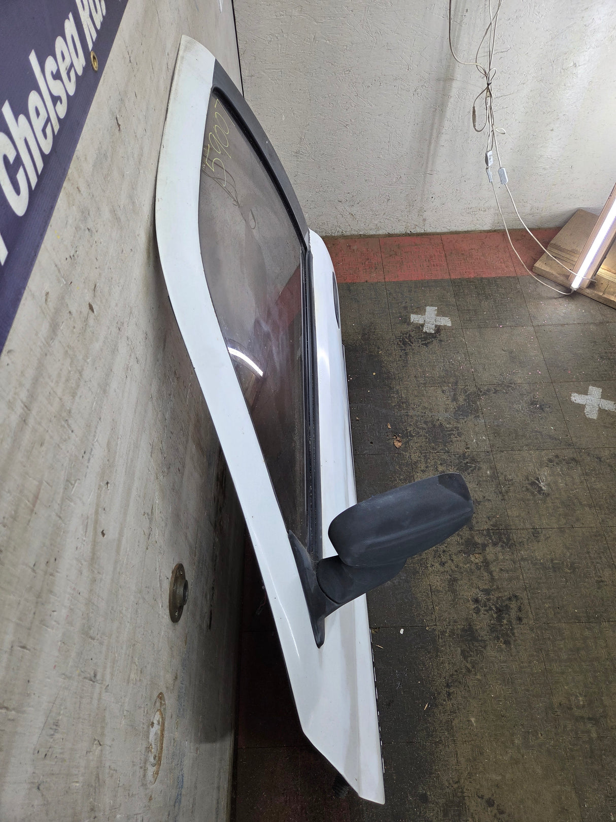 1994-2002 Dodge Ram 2nd Gen LH Driver Side Front Regular Cab / 2 door Extended Cab Door 1500 2500 3500 ROUND CORNER - White