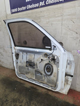 1994-2002 Dodge Ram 2nd Gen LH Driver Side Front Regular Cab / 2 door Extended Cab Door 1500 2500 3500 ROUND CORNER - White