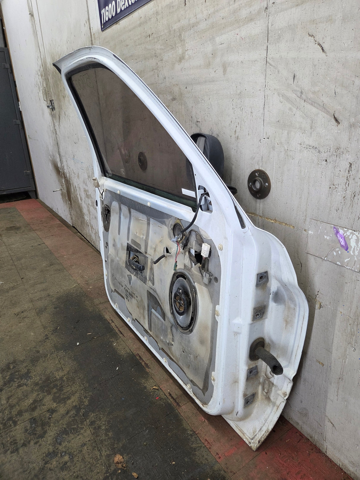 1994-2002 Dodge Ram 2nd Gen LH Driver Side Front Regular Cab / 2 door Extended Cab Door 1500 2500 3500 ROUND CORNER - White
