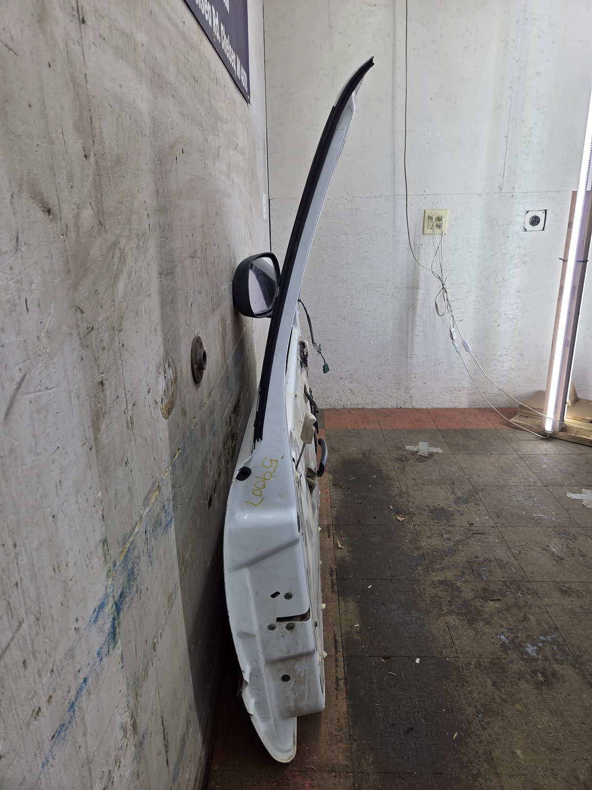 1994-2002 Dodge Ram 2nd Gen LH Driver Side Front Regular Cab / 2 door Extended Cab Door 1500 2500 3500 ROUND CORNER - White