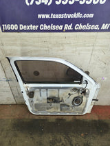 1994-2002 Dodge Ram 2nd Gen LH Driver Side Front Regular Cab / 2 door Extended Cab Door 1500 2500 3500 ROUND CORNER - White