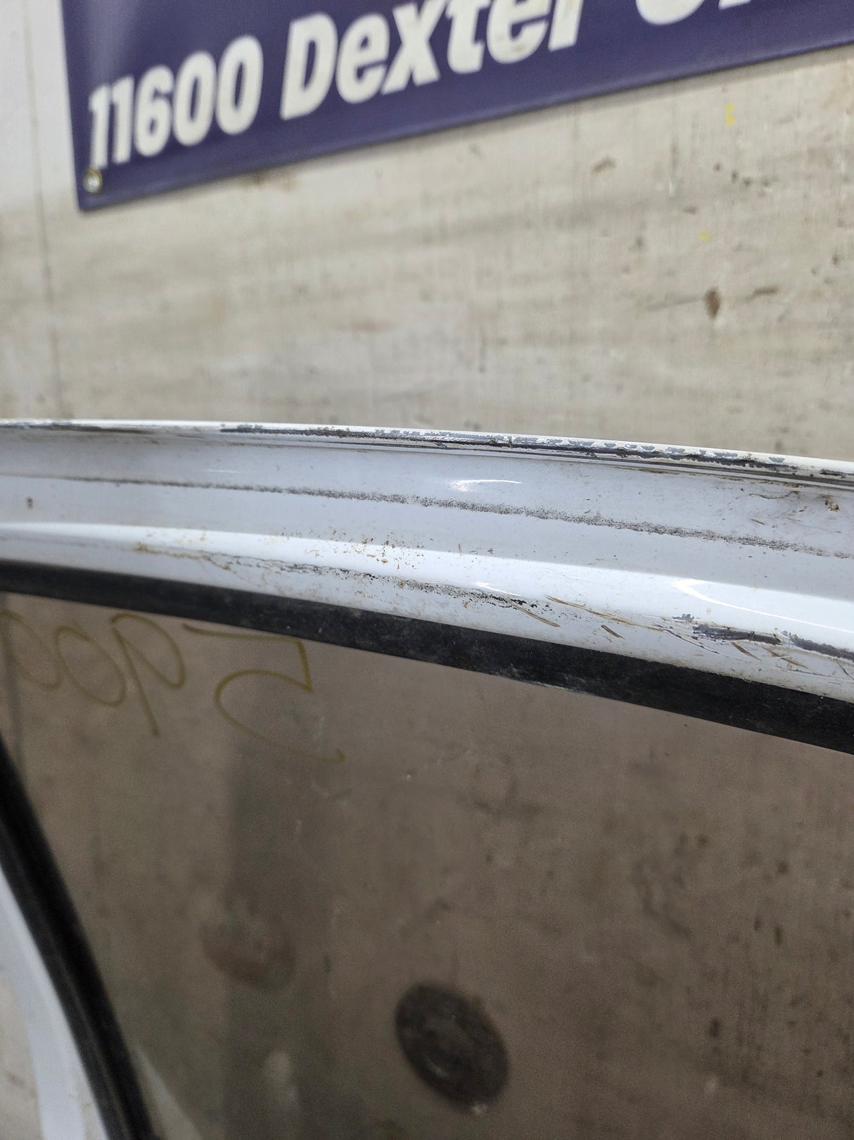 1994-2002 Dodge Ram 2nd Gen LH Driver Side Front Regular Cab / 2 door Extended Cab Door 1500 2500 3500 ROUND CORNER - White