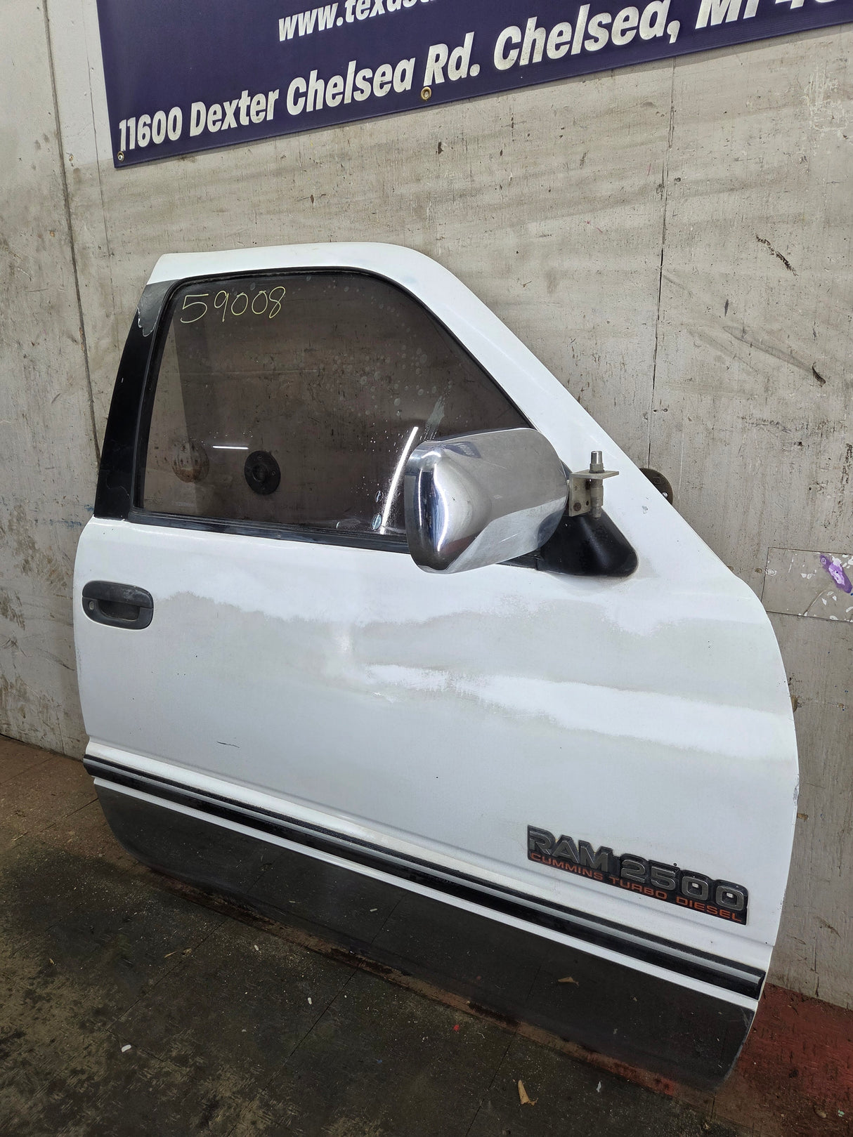 1994-2002 Dodge Ram 2nd Gen RH Passenger Side Front Door Regular Cab / 2 Door Ext Cab 1500 2500 3500 ROUND CORNER