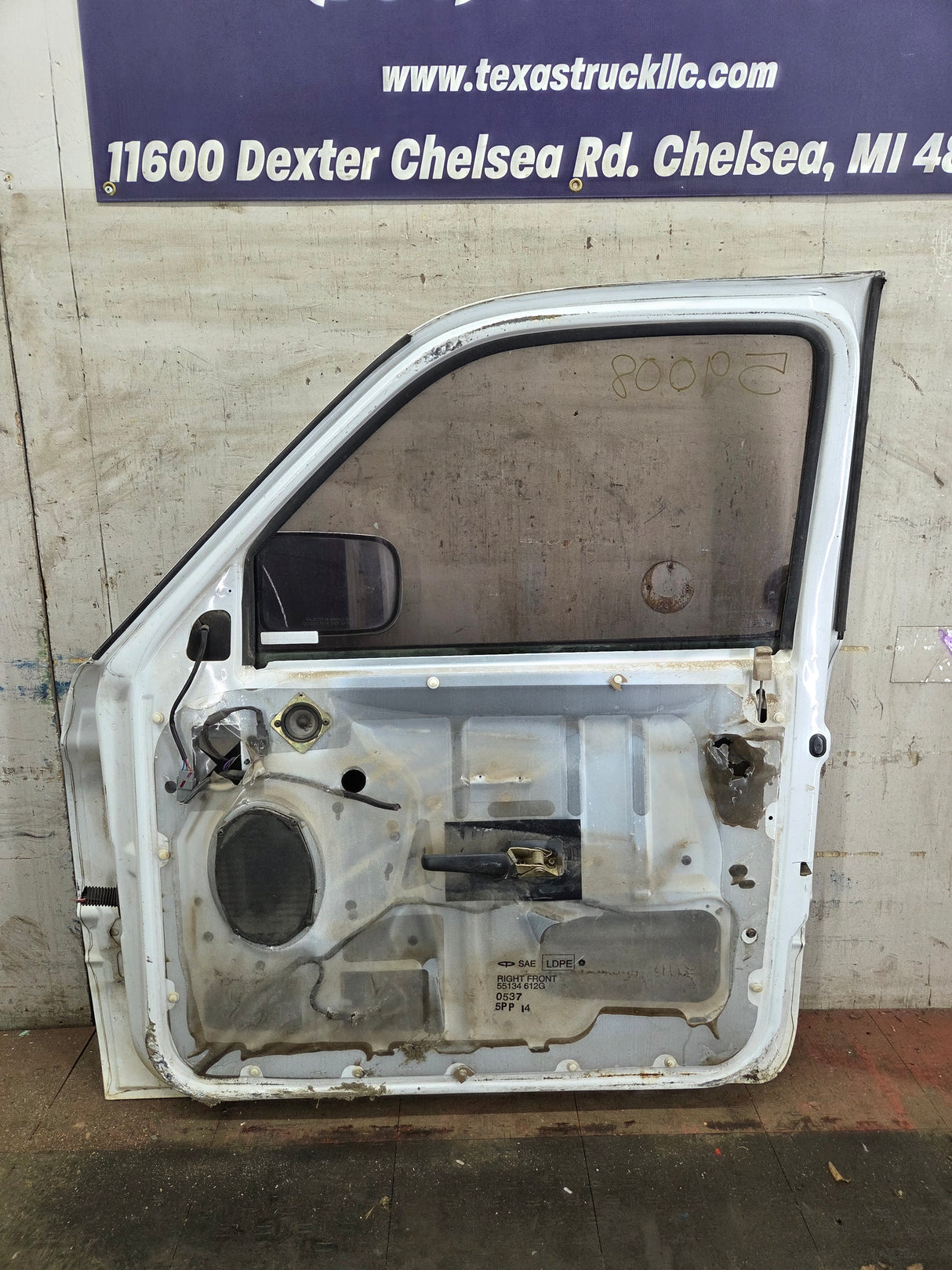 1994-2002 Dodge Ram 2nd Gen RH Passenger Side Front Door Regular Cab / 2 Door Ext Cab 1500 2500 3500 ROUND CORNER