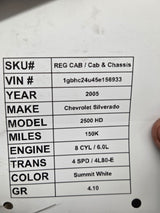 2003-2006 Chevrolet Silverado 2500 3500 Cateye HD Hood OEM
