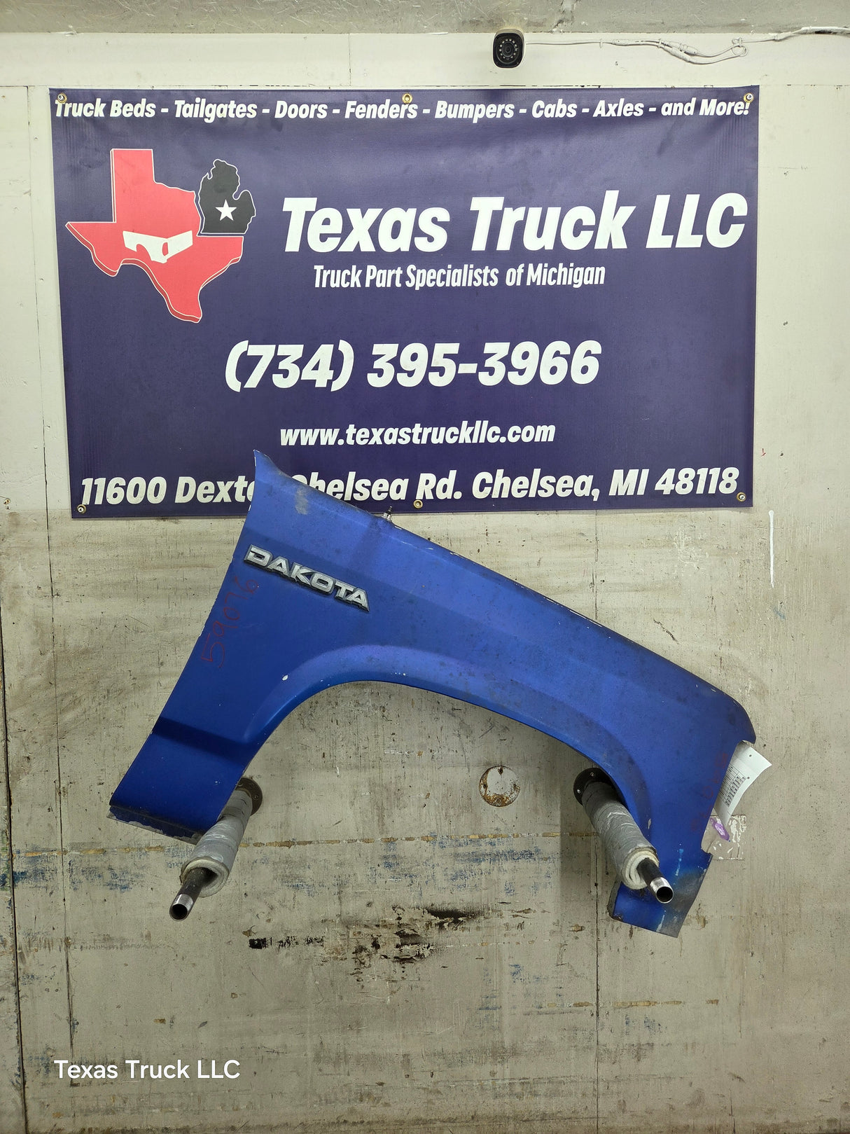 1987-1996 Dodge Dakota RH Passenger Side Front Fender