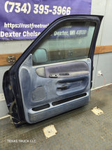 1994-2002 Dodge Ram 2nd Gen RH Passenger Side Front Door Regular Cab / 2 Door Ext Cab 1500 2500 3500 ROUND CORNER