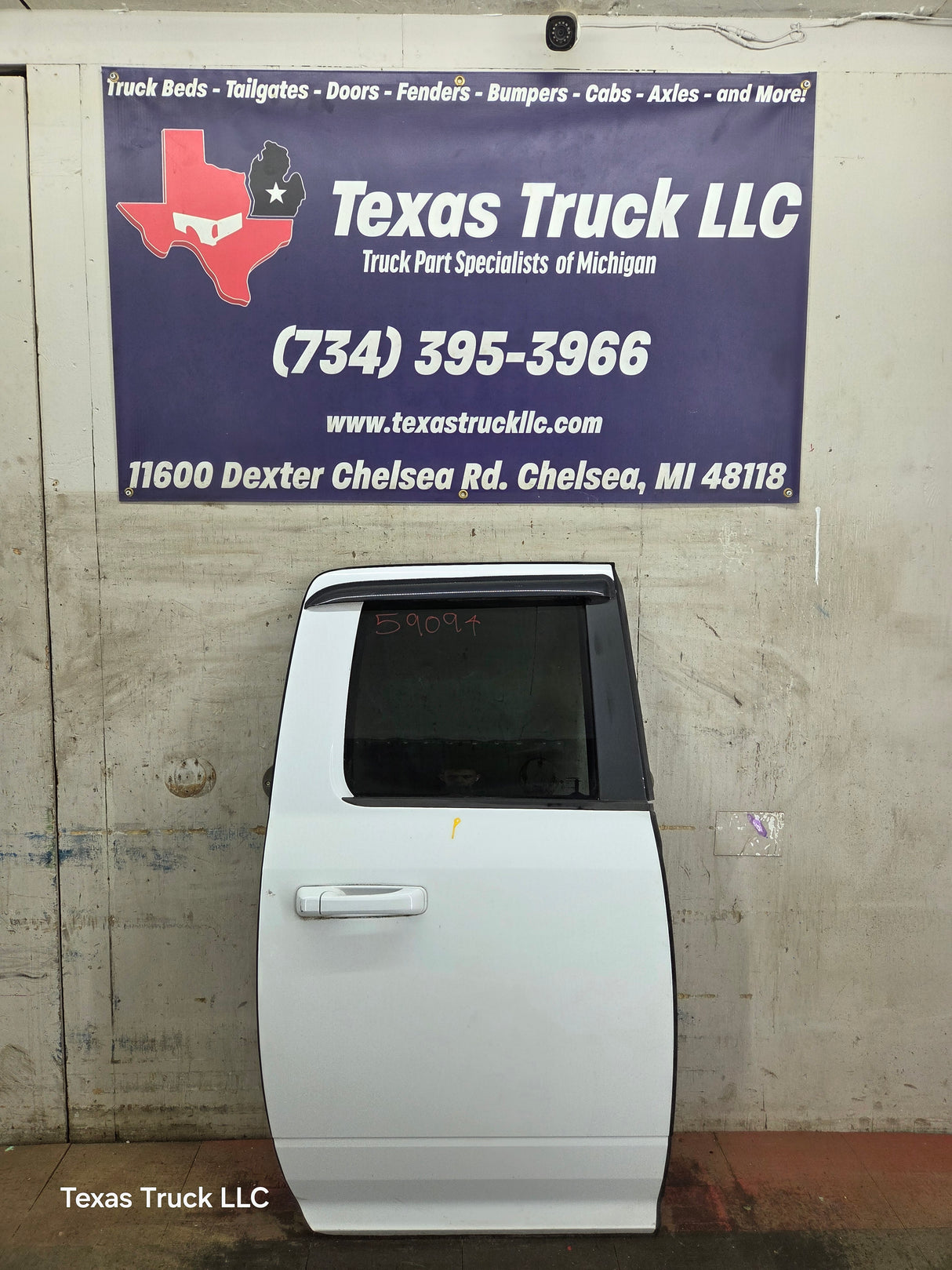 2009-2018 Dodge Ram 4th Gen Passenger Side Rear Quad Cab Door 1500 2500 3500 4500 5500 - White