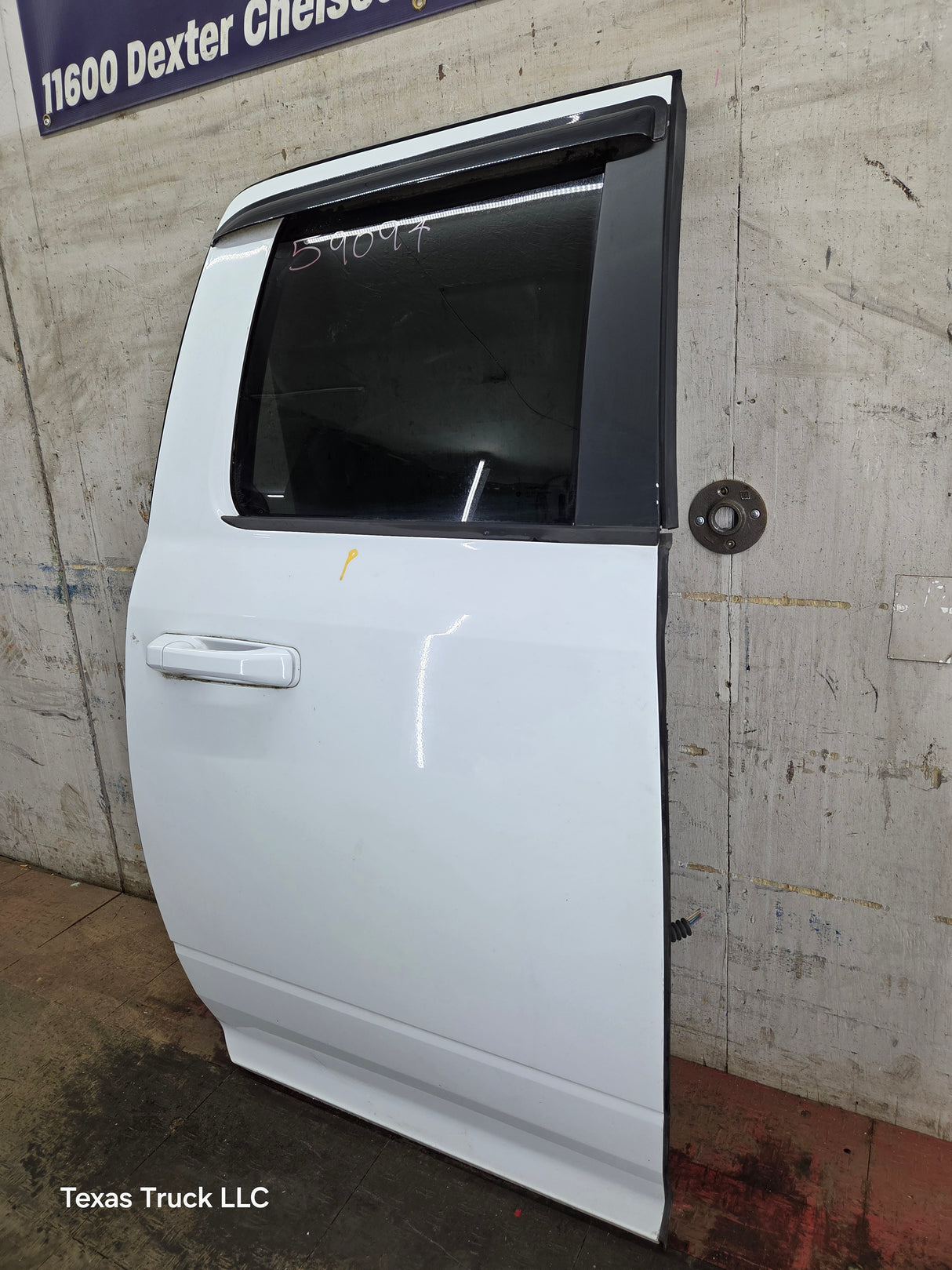 2009-2018 Dodge Ram 4th Gen Passenger Side Rear Quad Cab Door 1500 2500 3500 4500 5500 - White