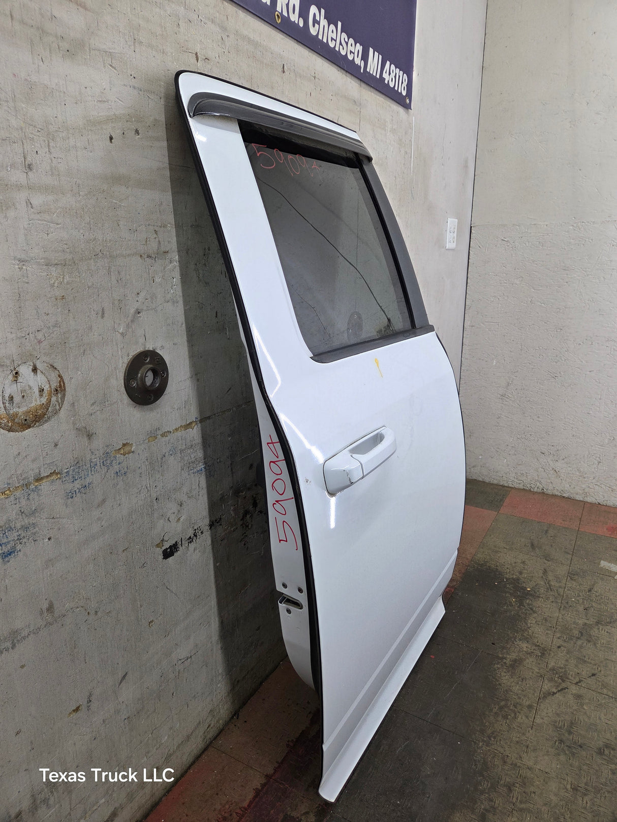 2009-2018 Dodge Ram 4th Gen Passenger Side Rear Quad Cab Door 1500 2500 3500 4500 5500 - White