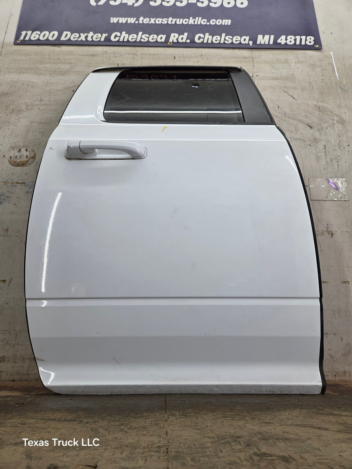 2009-2018 Dodge Ram 4th Gen Passenger Side Rear Quad Cab Door 1500 2500 3500 4500 5500 - White