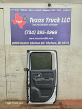 2009-2018 Dodge Ram 4th Gen Passenger Side Rear Quad Cab Door 1500 2500 3500 4500 5500 - White