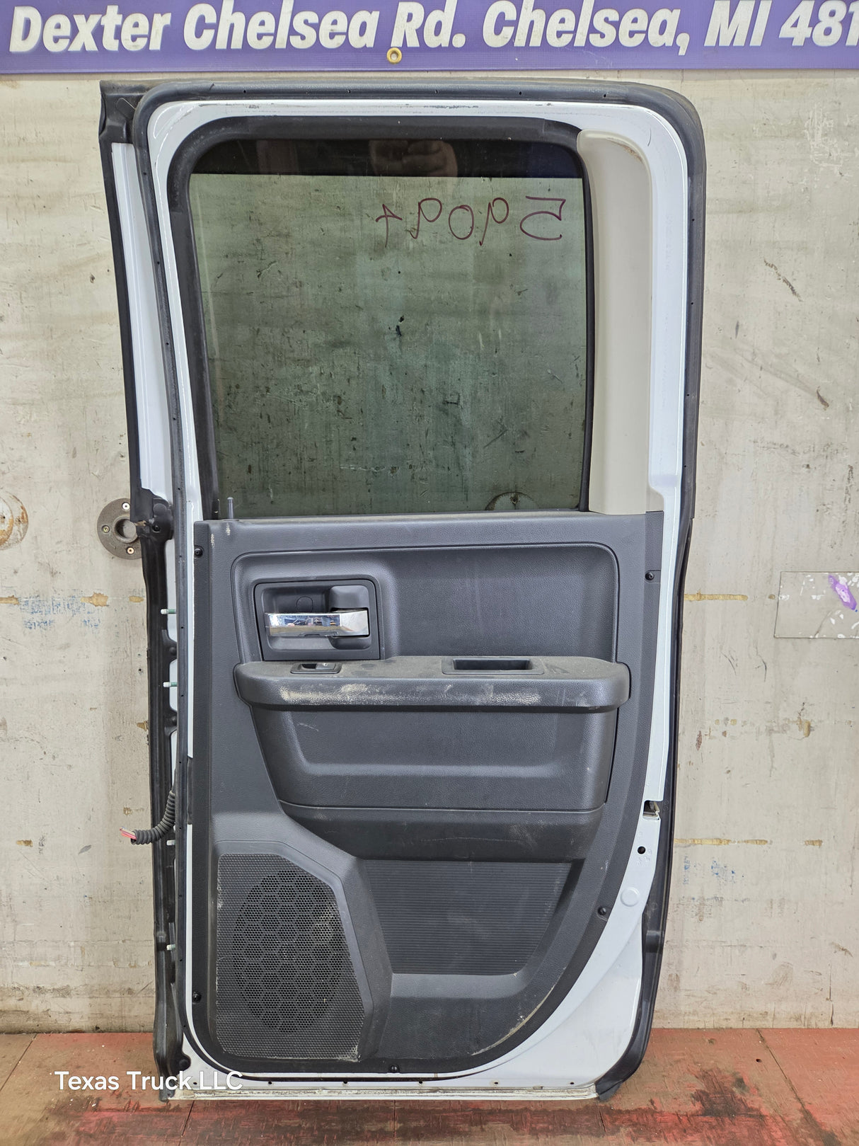2009-2018 Dodge Ram 4th Gen Passenger Side Rear Quad Cab Door 1500 2500 3500 4500 5500 - White