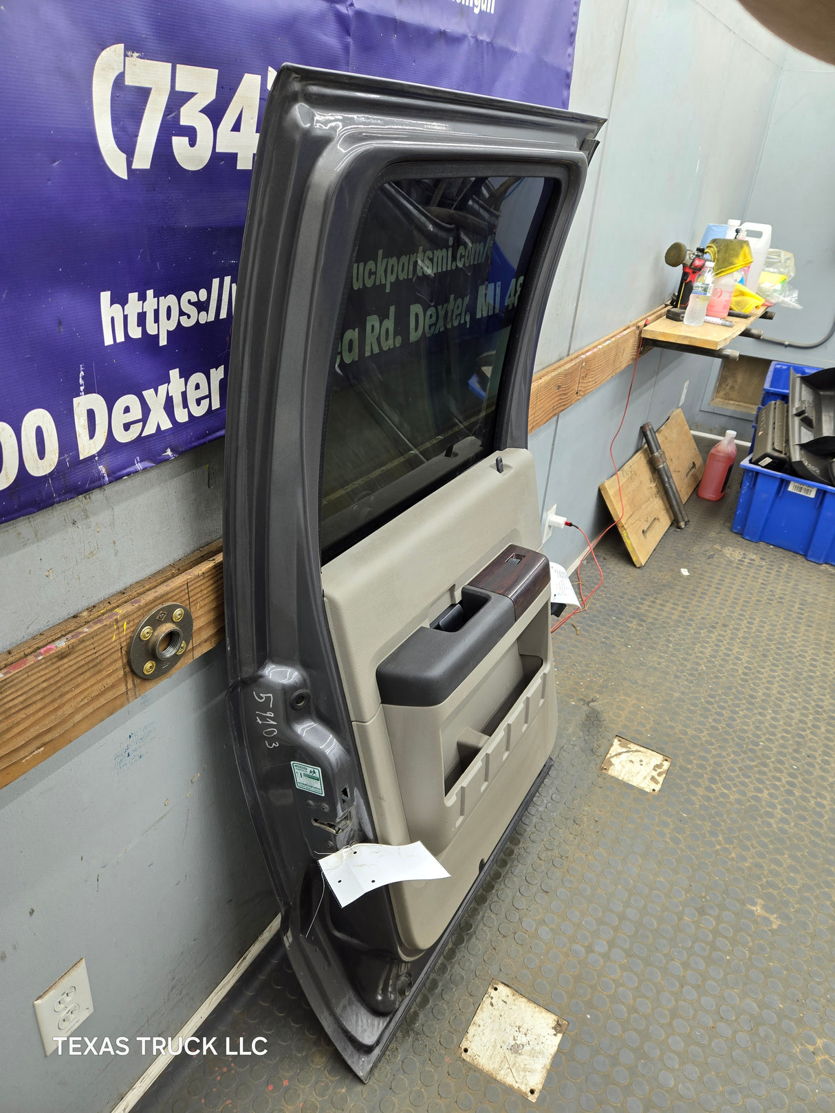 1999-2011 Ford Super Duty LH Driver Side Rear Crew Cab Door F250 F350 F450 F550