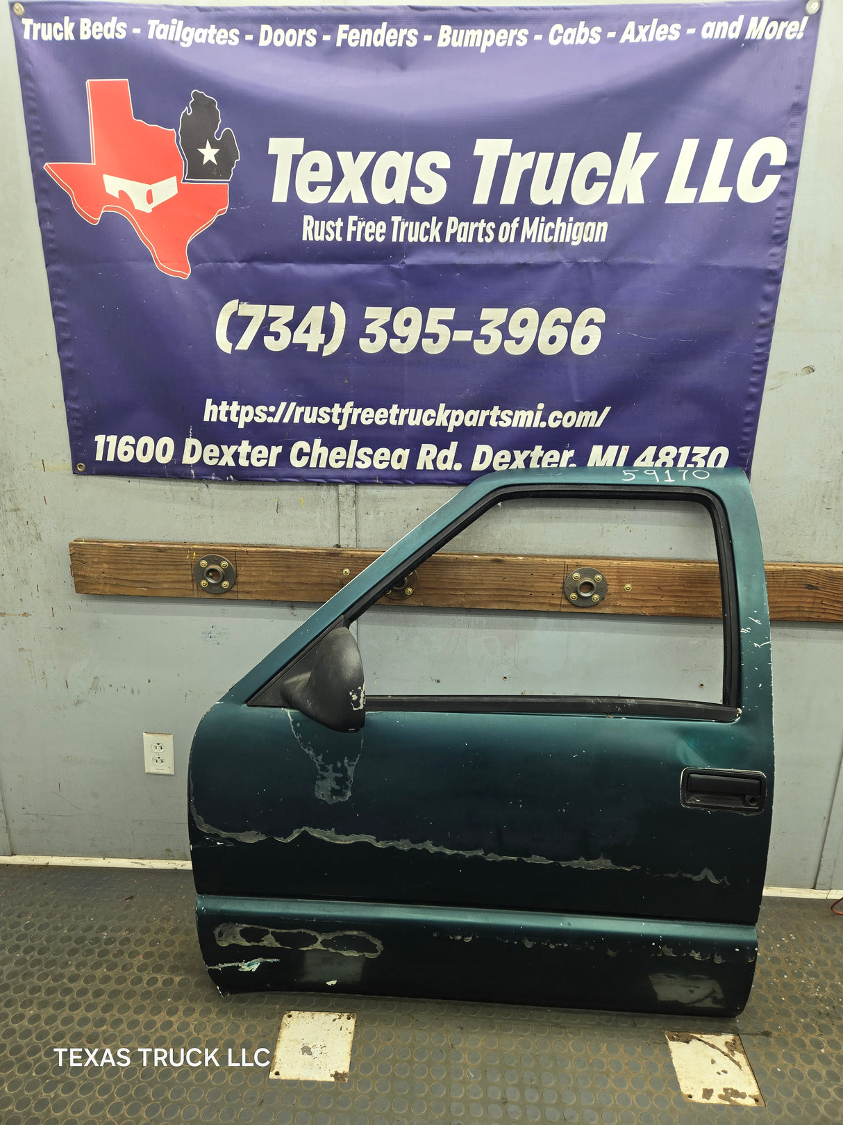 1994-2004 Chevrolet S10 /  GMC Sonoma RH Passenger Side Front Door
