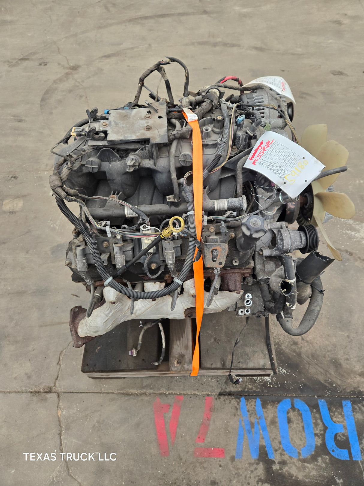 2005 Chevrolet GMC 2500 3500HD 6.0L Engine LS Vortec Gas Engine Runs Missfire