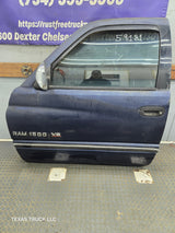 1994-2002 Dodge Ram 2nd Gen LH Driver Side Front Door Regular Cab / 2 Door Ext Cab 1500 2500 3500 ROUND CORNER