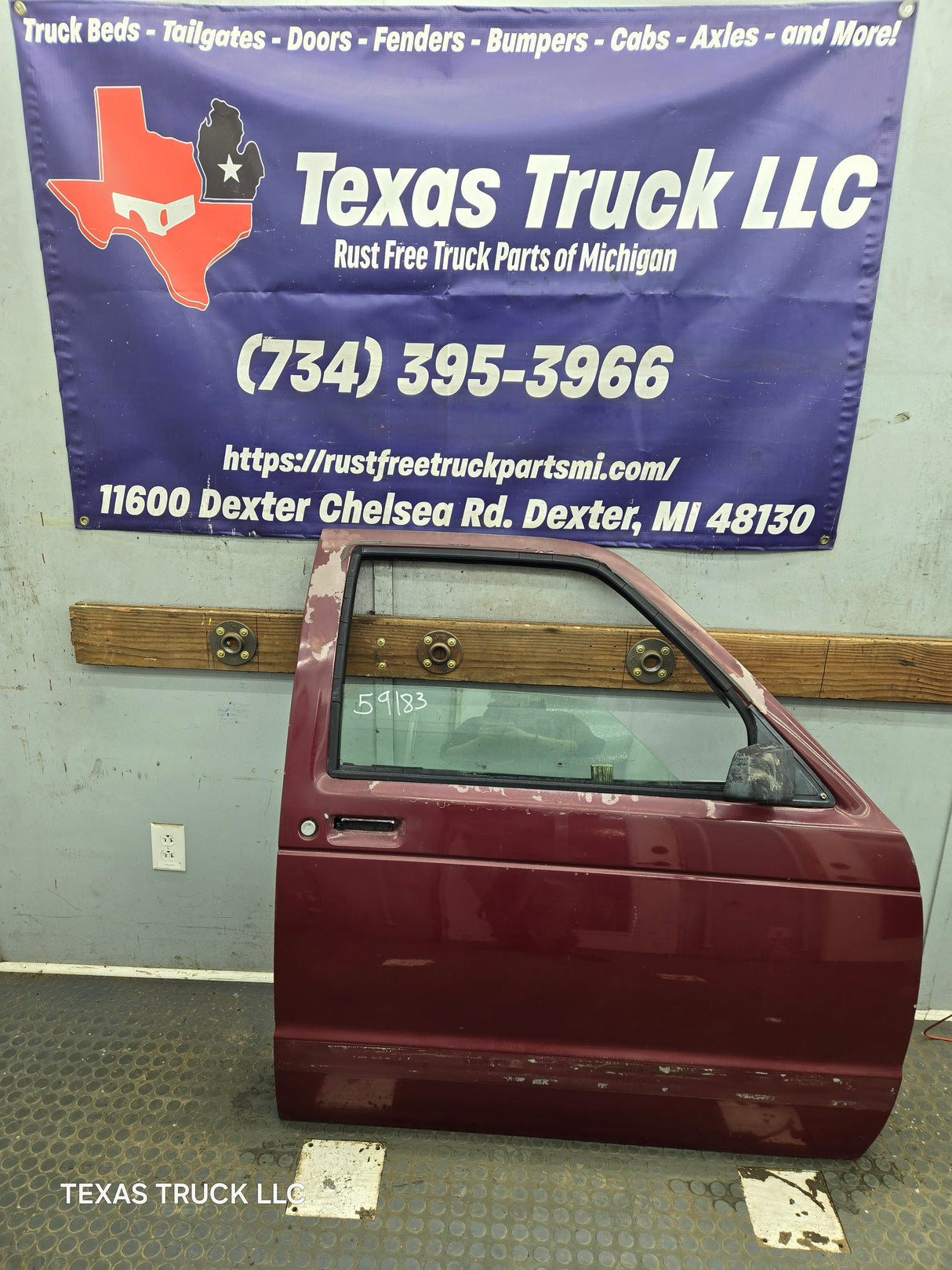 1982-1993 Chevrolet S10 /  GMC S15 Sonoma RH Passenger Side Front Door