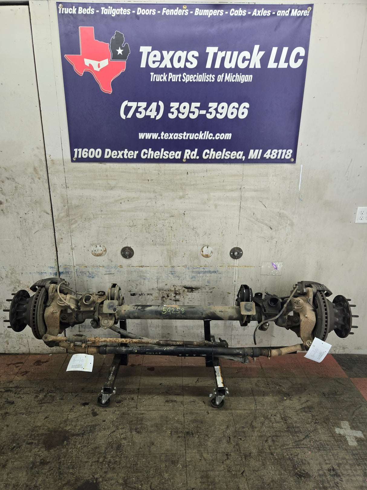 2005-2016 Ford Super Duty F450 F550 FRONT Axle 2wd