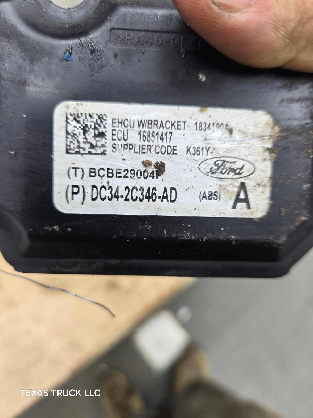 2016 Ford Super Duty F350 F450 F550 DC34-2C346-AD ABS Pump Module Control Assembly
