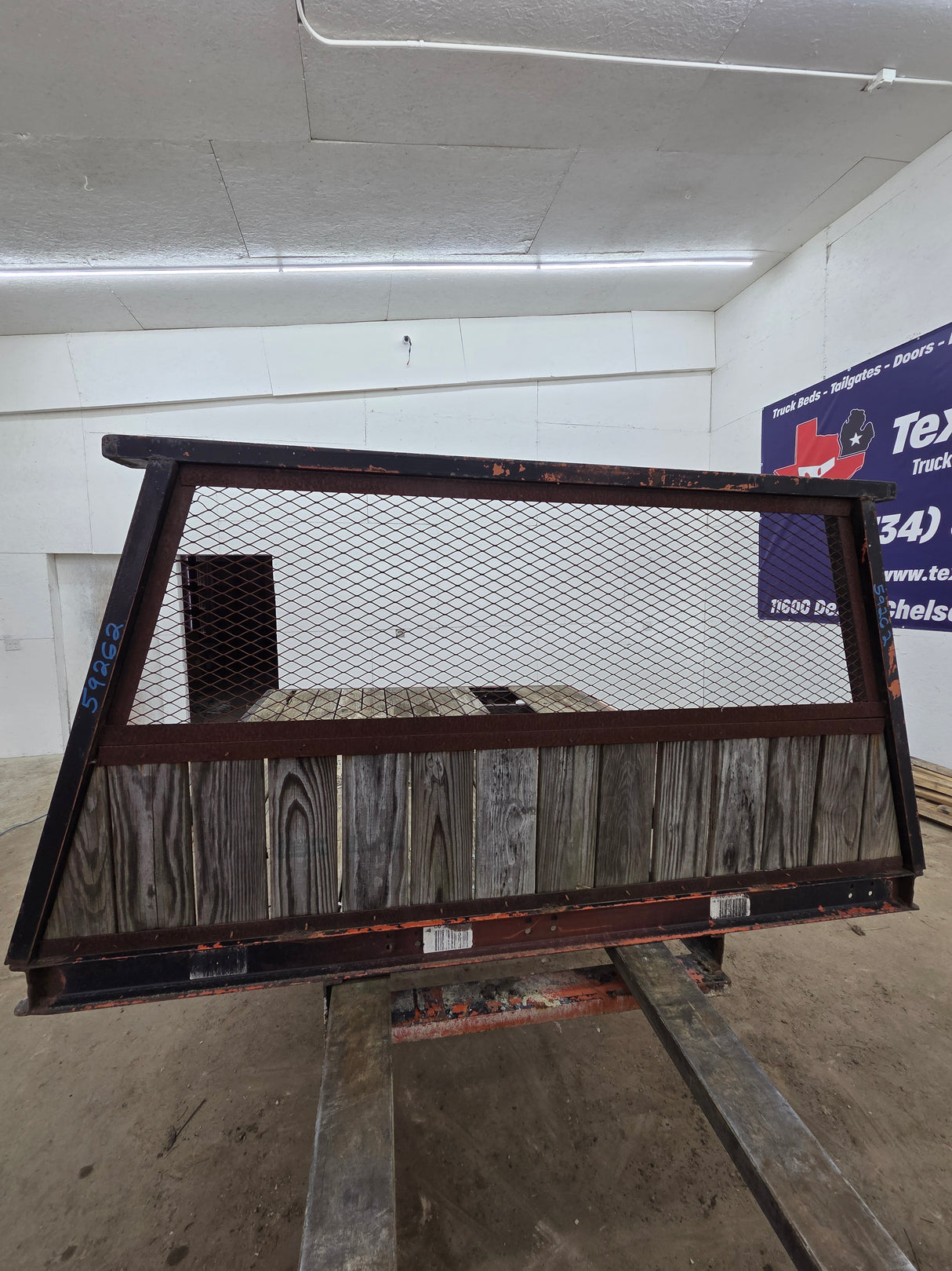 8.5' Steel Pickup Truck Single Rear Wheel Utility Flatbed Universal