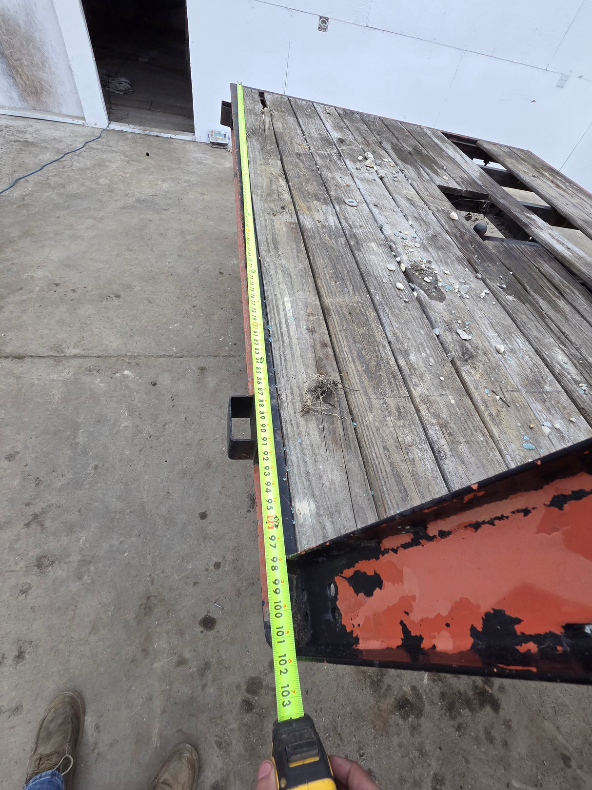8.5' Steel Pickup Truck Single Rear Wheel Utility Flatbed Universal
