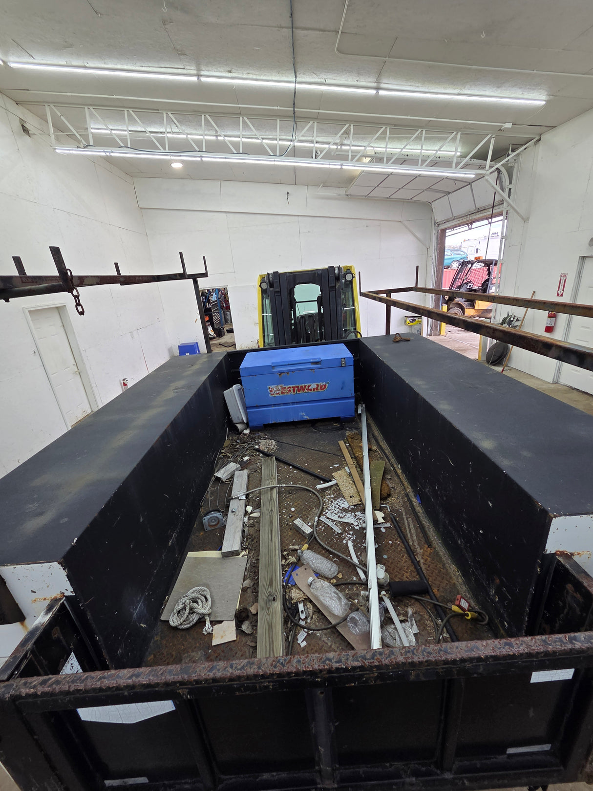 8' Steel Utility Service Body Truck Dually Utility Bed Universal
