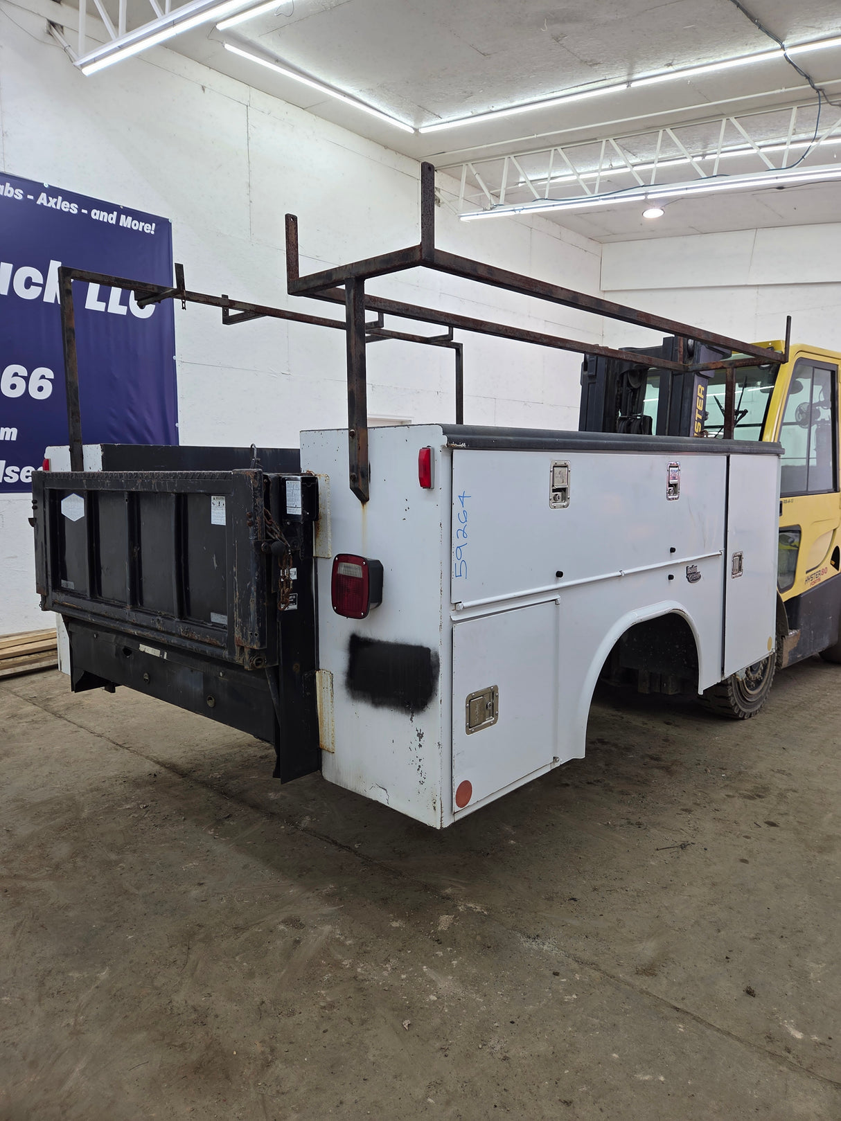 8' Steel Utility Service Body Truck Dually Utility Bed Universal