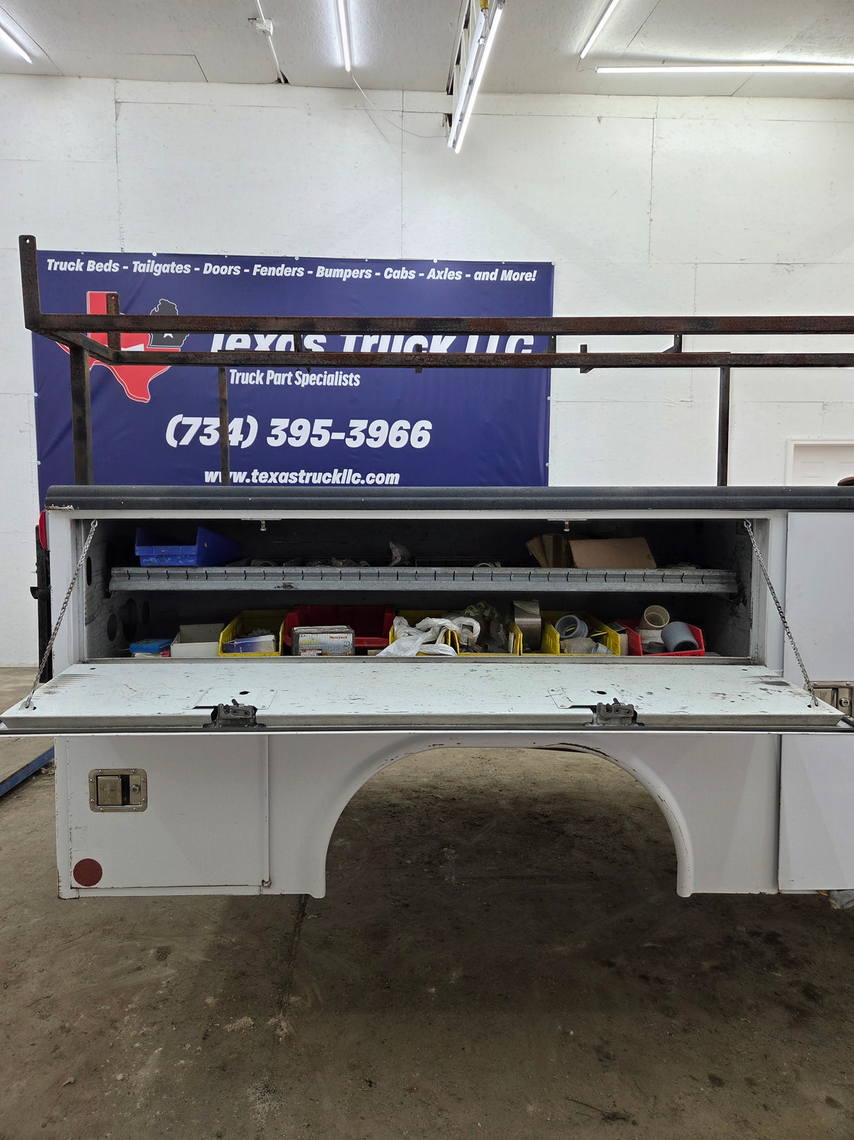 8' Steel Utility Service Body Truck Dually Utility Bed Universal