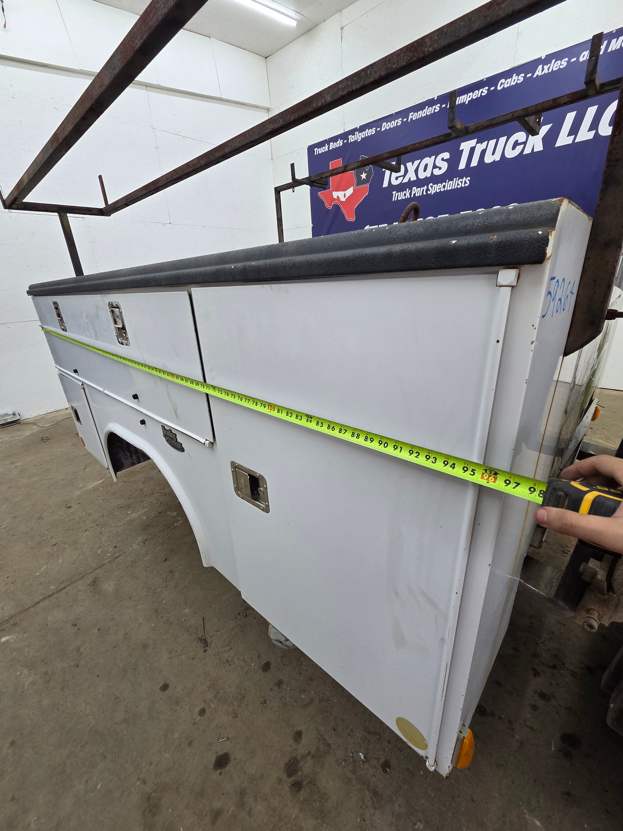 8' Steel Utility Service Body Truck Dually Utility Bed Universal