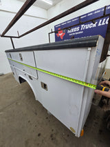 8' Steel Utility Service Body Truck Dually Utility Bed Universal