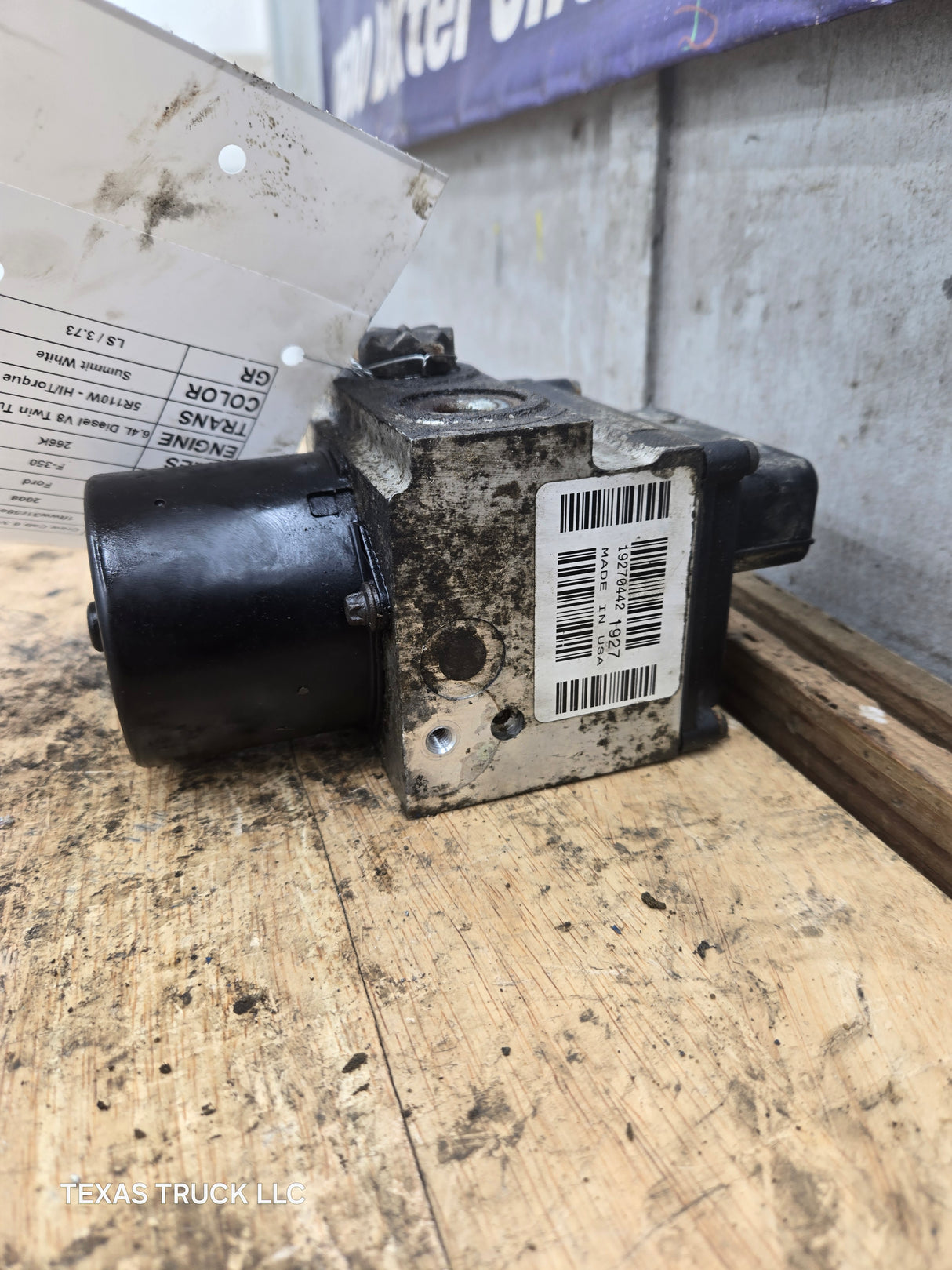 2008-2010 Ford Super Duty F250 F350 ABS Pump Module Control Assembly 7C34-2C346-AJ