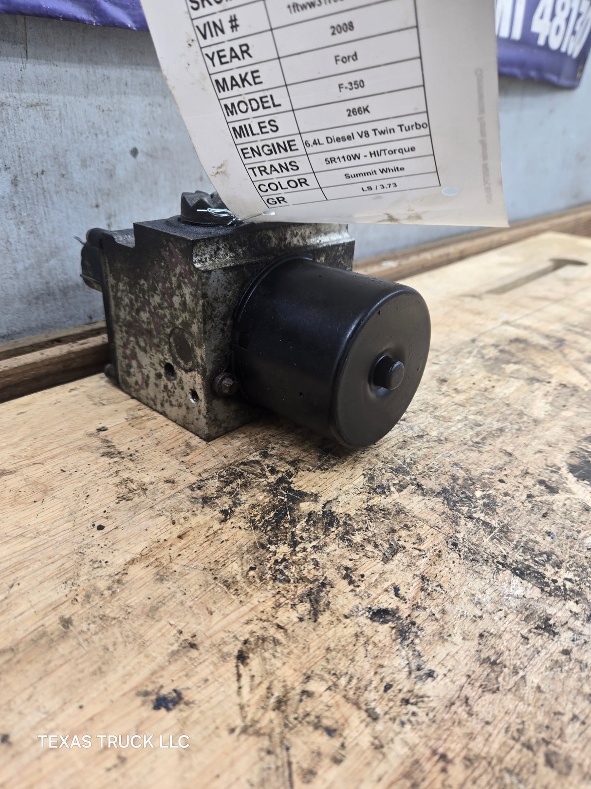 2008-2010 Ford Super Duty F250 F350 ABS Pump Module Control Assembly 7C34-2C346-AJ