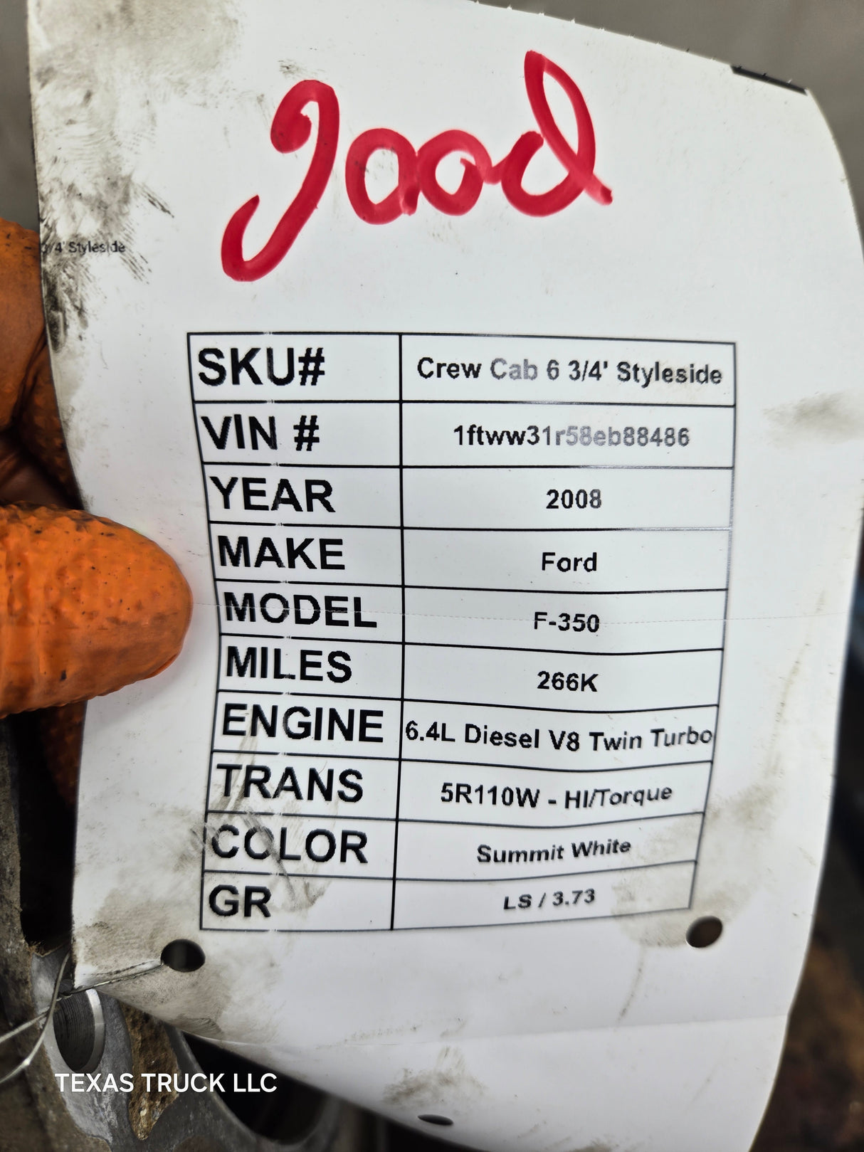 2003-2010 5r110W Automatic Transmission 2 or 4wd 6.0L 6.4l power stroke 6.8L v10 triton 5.4L v8 Ford