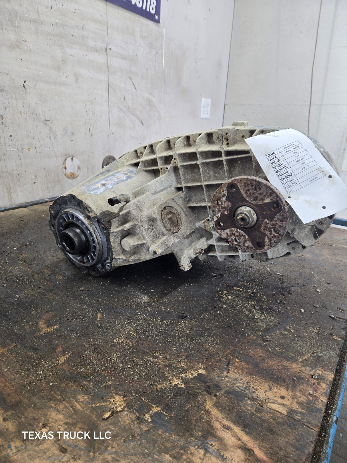 1999-2003 Ford  5.4L V10 6.8L Triton 7.3L Power Stroke 273-F Transfer Case Electric Shift Transfer Case 1C347A195JA, F250 F350 F450 F550 Super Duty 176K MILES