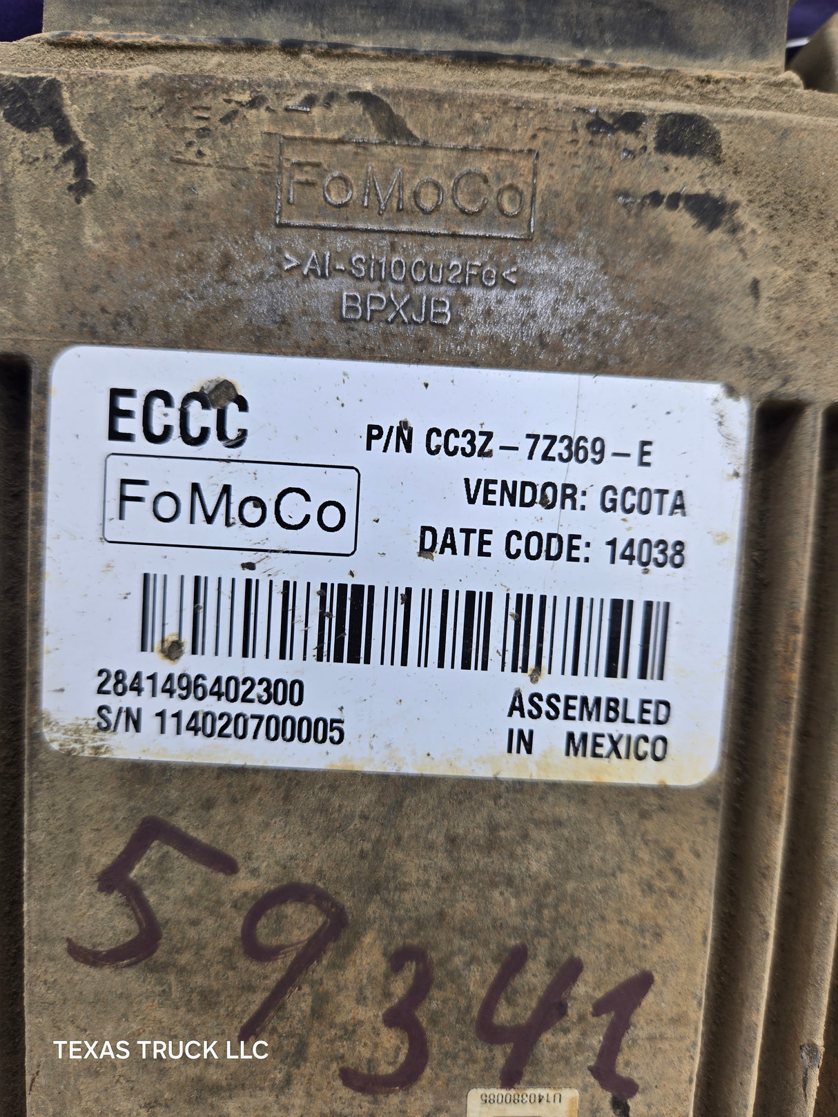 2012 Ford F450 F550 6.7L PCM ECCC / CC3Z-7Z369-E