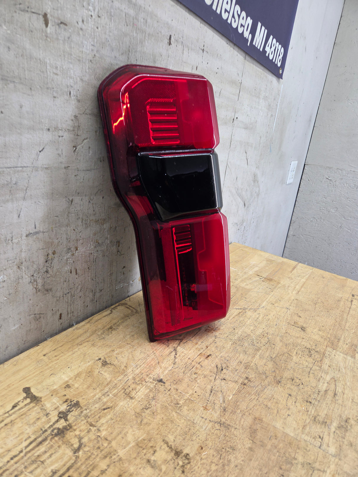 2023-2026 Ford Super Duty F250 F350 F450 LH Driver Side Incandescent Tail Light With Bliss PC3B-13B505-B