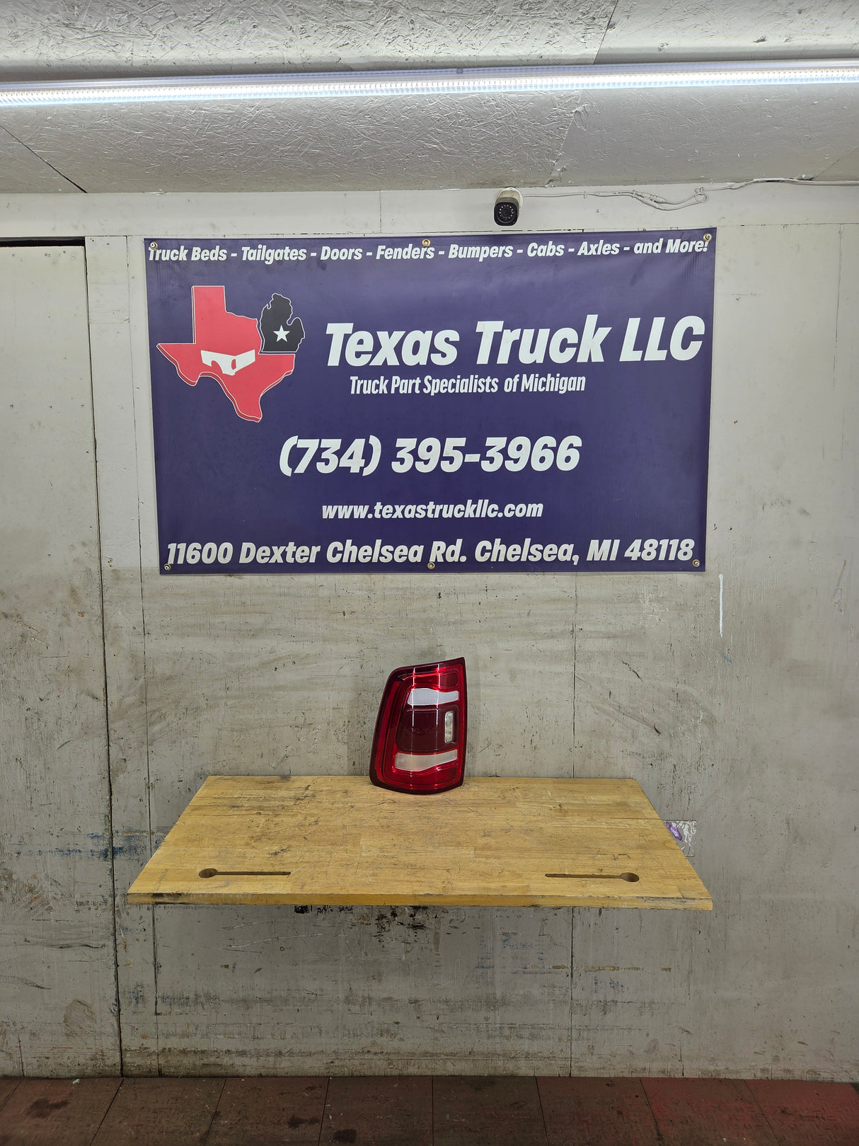 2019-2024 Dodge Ram Driver Side LED Tail Light W/O BSS 68361717AD 2500 3500