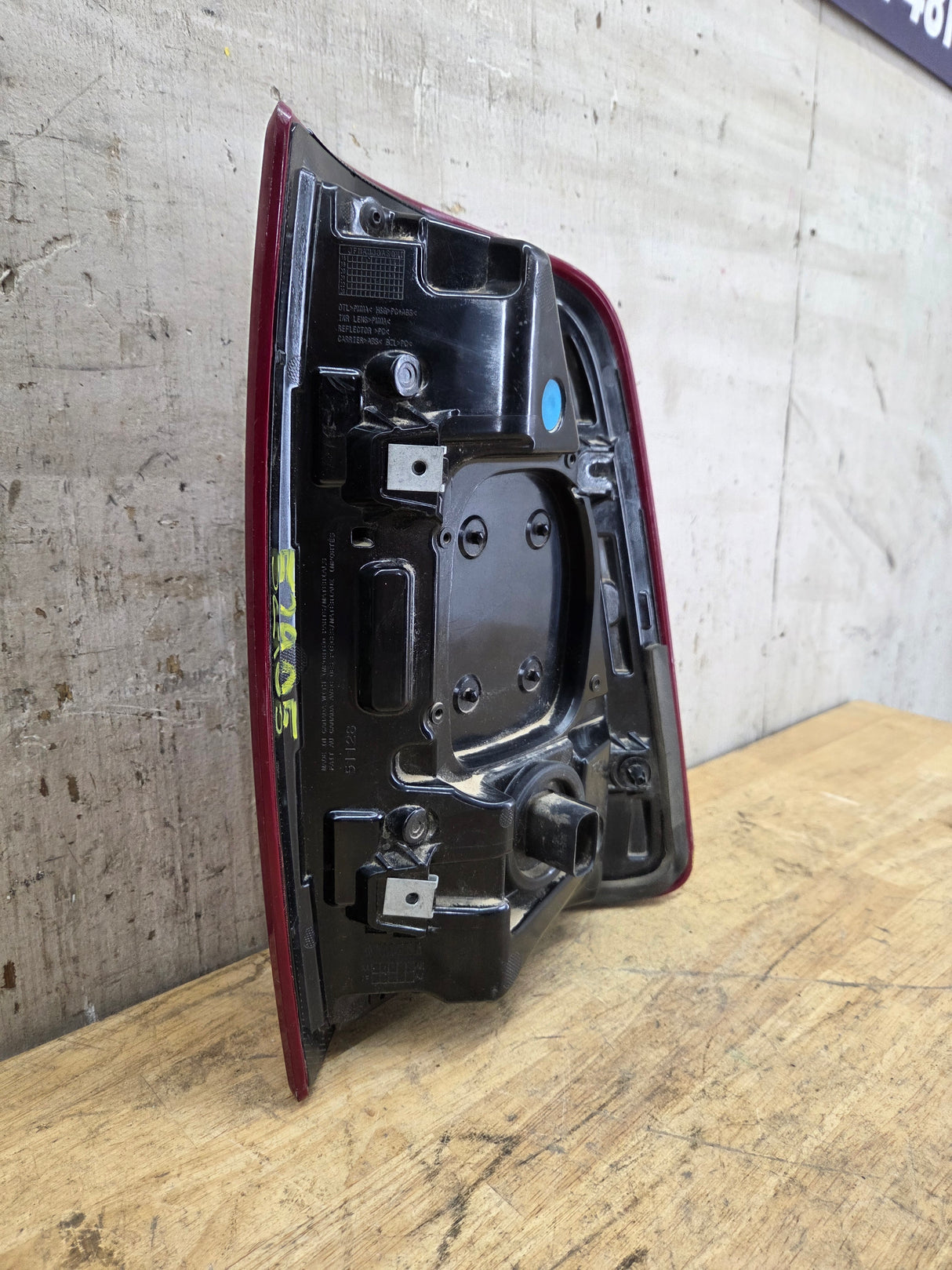 2019-2024 Dodge Ram Driver Side LED Tail Light W/O BSS 68361717AD 2500 3500