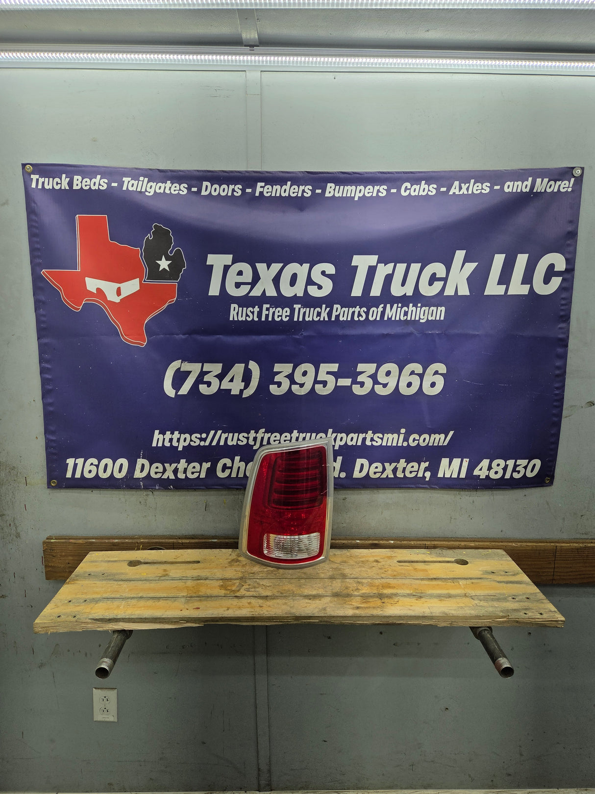 2013-2018 Dodge Ram Driver Side Tail Light 50693B