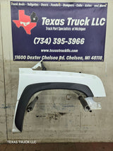 2003-2007 Chevrolet Silverado / Tahoe / Suburban 1500 2500 3500 HD RH Passenger Side "Cateye" Front Fender - Summit White